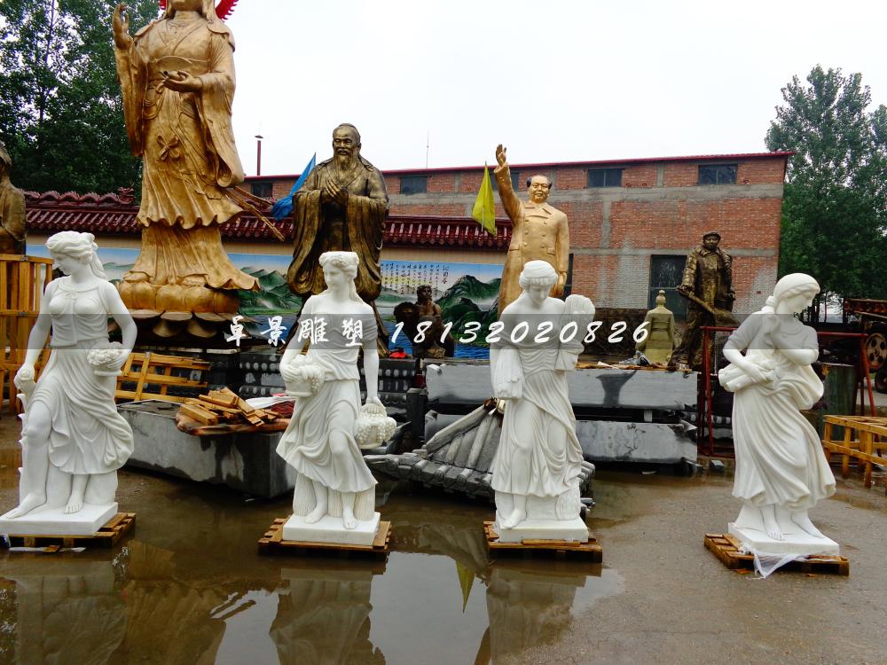 出口美國(guó)的歐式女神雕塑