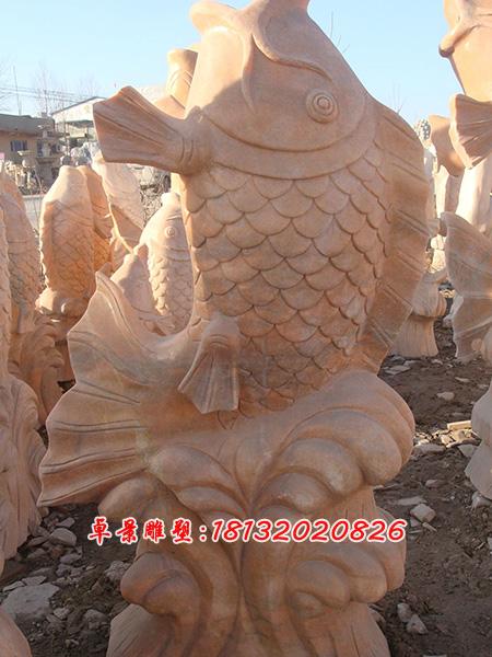 石雕魚(yú)，石頭魚(yú)石雕