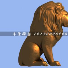 歐式銅獅子，鑄銅獅子雕塑