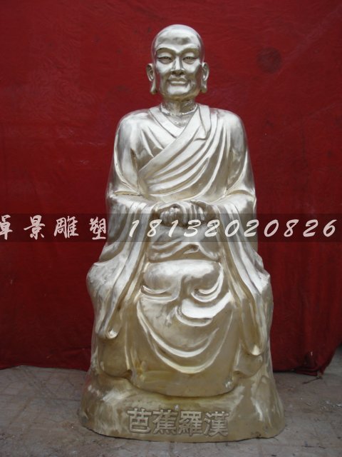 十八羅漢銅雕，鑄銅十八羅漢雕塑 (8)