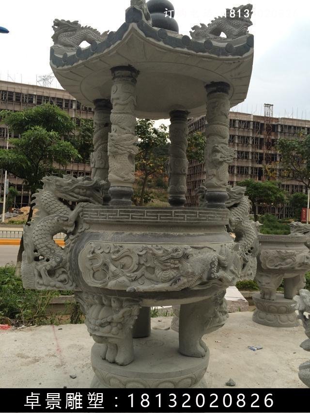 石香爐，仿古石香爐