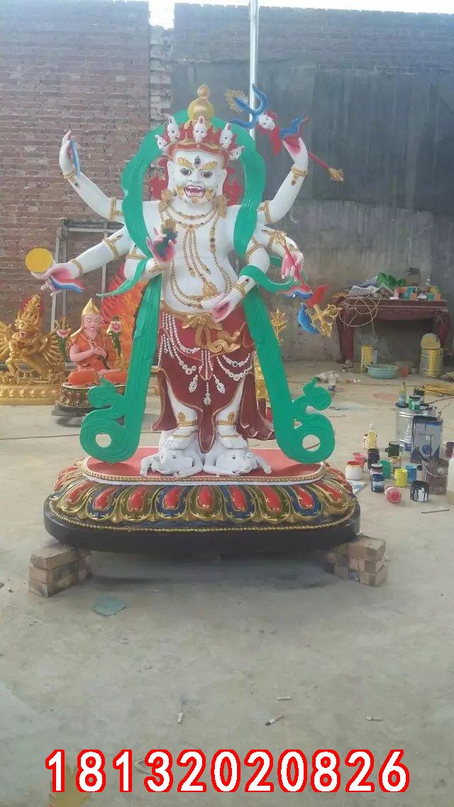 玻璃鋼藏佛雕塑，玻璃鋼密宗佛雕塑 (1)