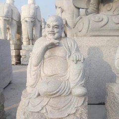 十八羅漢石雕，漢白玉十八羅漢雕塑