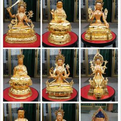 銅佛像，鎏金銅佛像