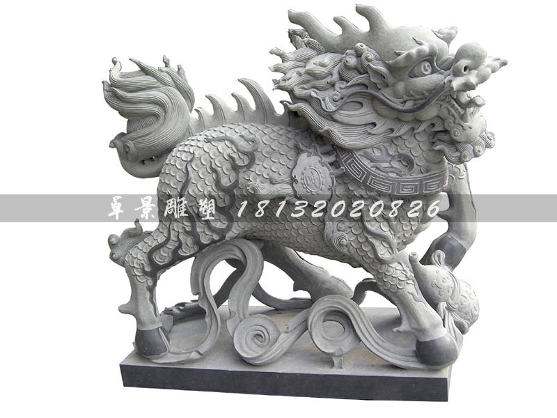 麒麟石雕，招財麒麟石雕 (1)