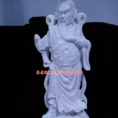 關公石雕，漢白玉關公石雕