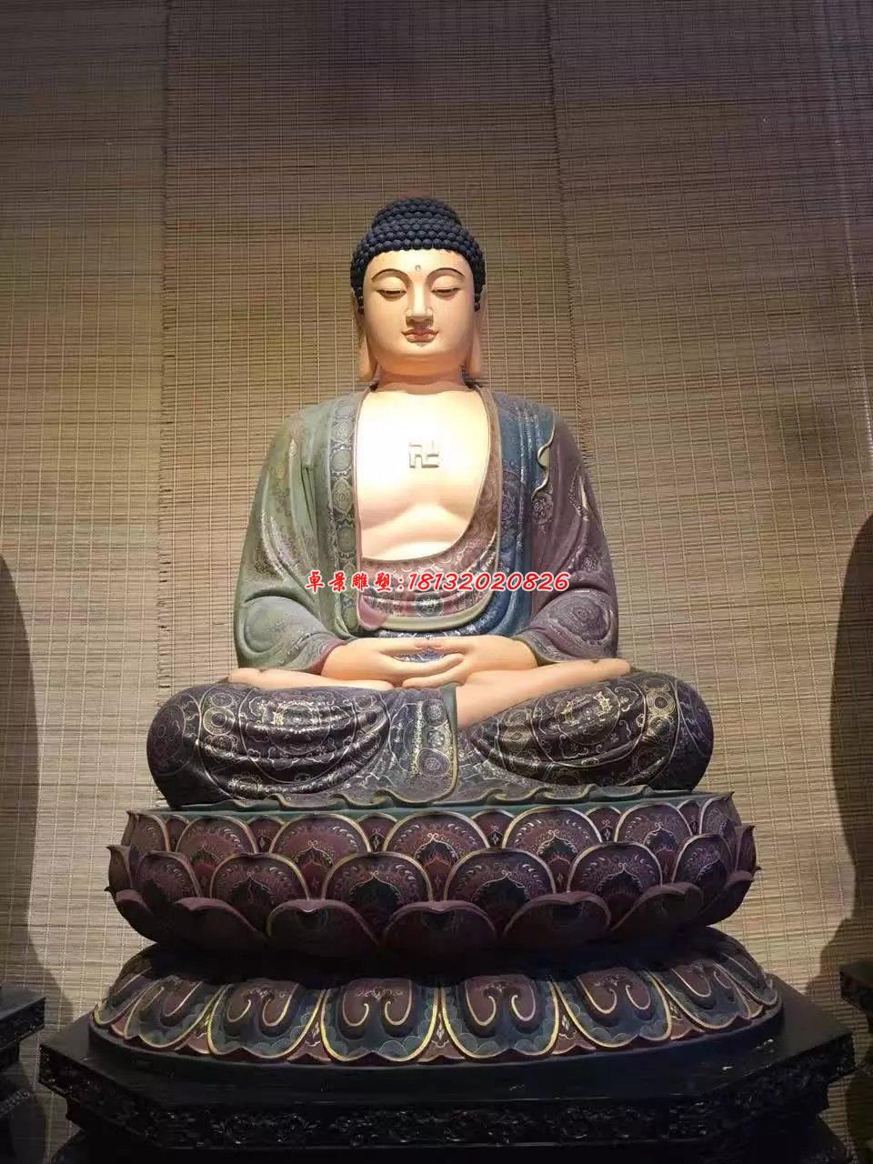 玻璃鋼佛像雕塑，如來佛祖雕塑