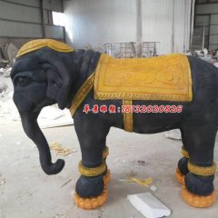 玻璃鋼大象雕塑，玻璃鋼動物雕塑