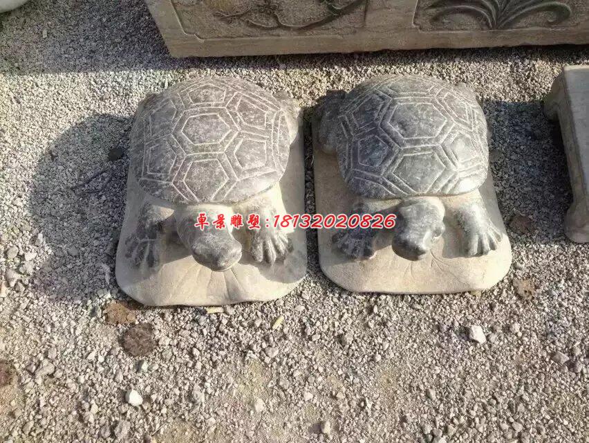 小烏龜石雕，公園動(dòng)物石雕