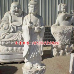 如來(lái)佛祖石雕，漢白玉佛像雕塑