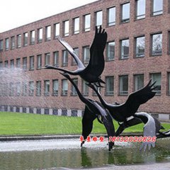 銅雕鶴雕塑，飛鶴銅雕，大雁銅雕