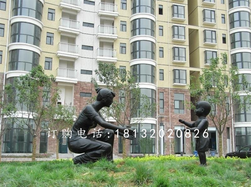 小區人物銅雕，小區銅雕