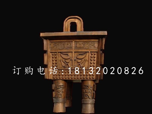 大連星海國(guó)際游樂(lè)場(chǎng)銅鼎4米高2