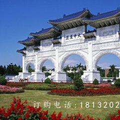 石雕牌坊，五門牌坊，廣場牌坊雕塑