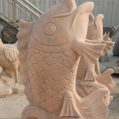 石雕魚(yú)，噴泉魚(yú)，公園石雕魚(yú)