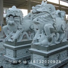 青石貔貅，石雕神獸