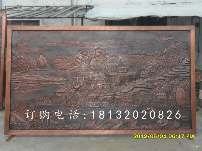 浮雕畫，廣場(chǎng)銅浮雕