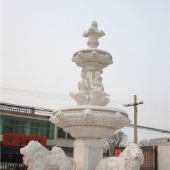 石雕噴泉，別墅區(qū)專(zhuān)用石頭噴泉雕塑