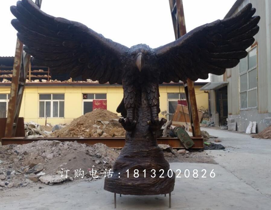 雄鷹展翅銅雕，廣場銅雕鷹 (2)