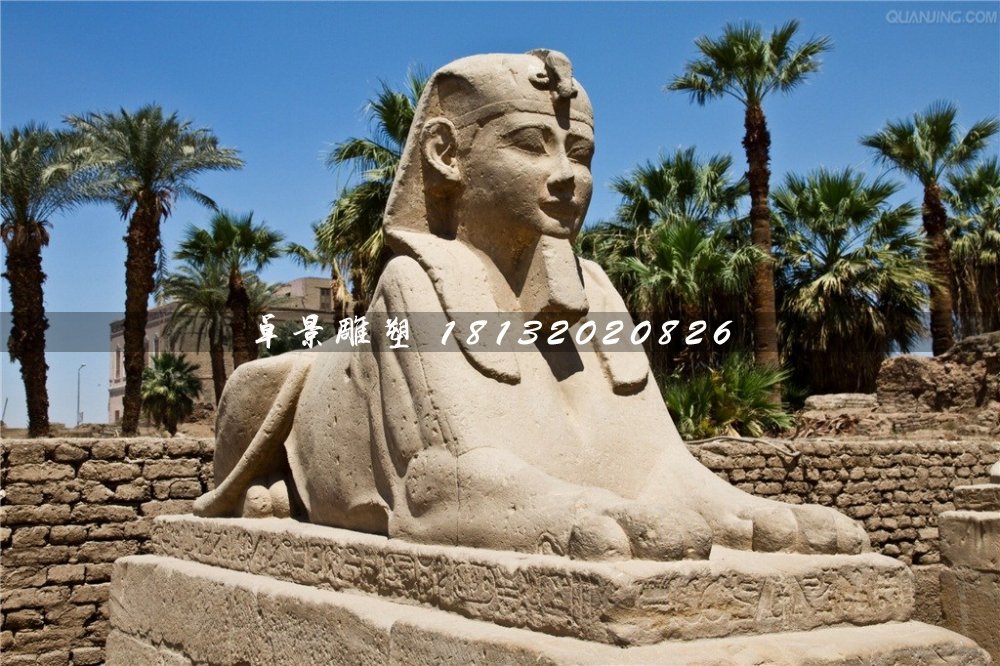 埃及法老石雕，公園景觀石雕