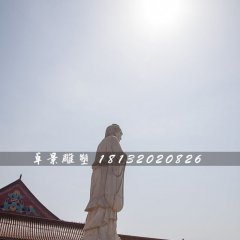 石雕孔子，校園古代名人石雕