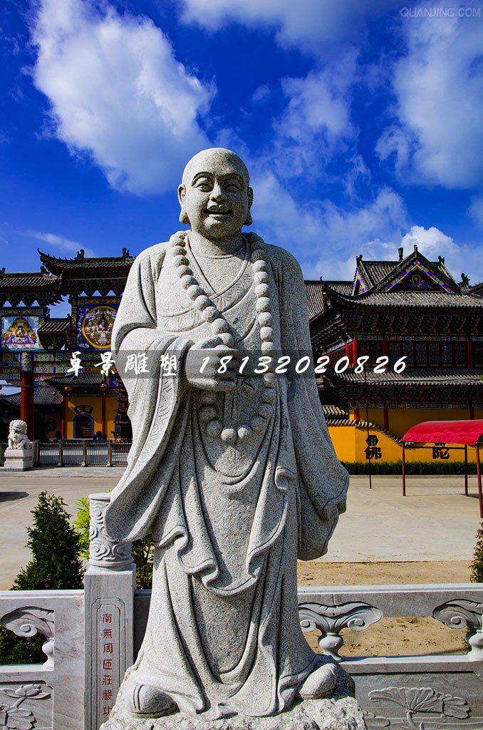 羅漢石雕，寺廟佛像石雕