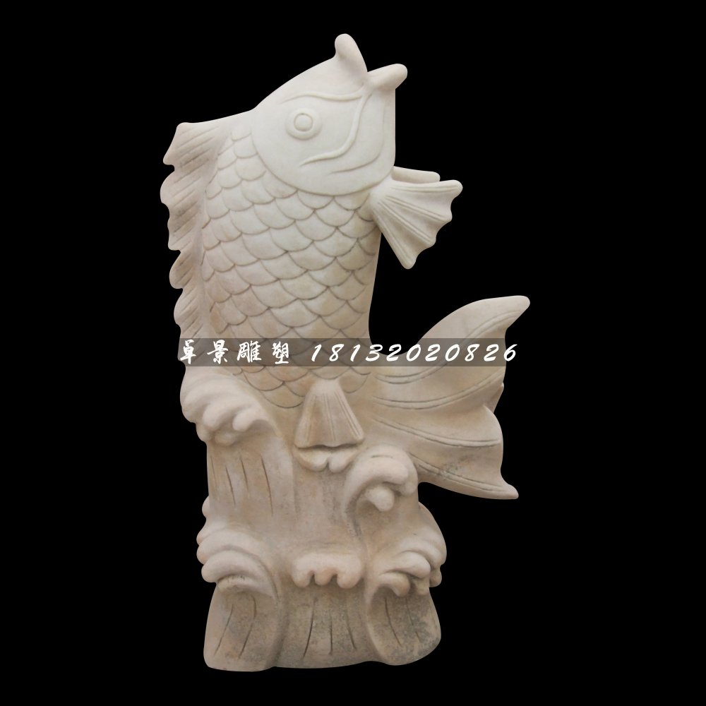 石雕噴泉魚,公園景觀石雕 石雕噴泉魚,公園景觀石雕