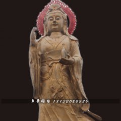 銅觀音雕塑，立式觀音菩薩銅雕