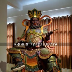 四大天王雕塑，玻璃鋼神仙