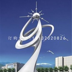 不銹鋼升騰雕塑企業抽象雕塑
