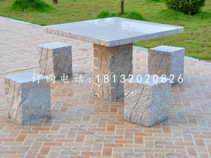 公園石桌椅，大理石桌凳