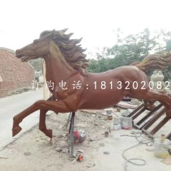 玻璃鋼奔馬，廣場動物雕塑