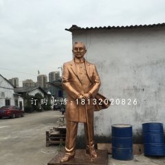 孫文銅雕，廣場(chǎng)偉人銅雕
