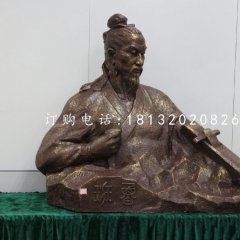 魯班半身像銅雕，名人銅雕