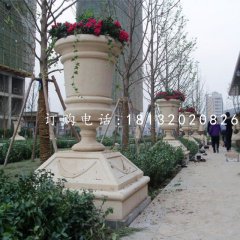 石花盆，小區景觀石雕