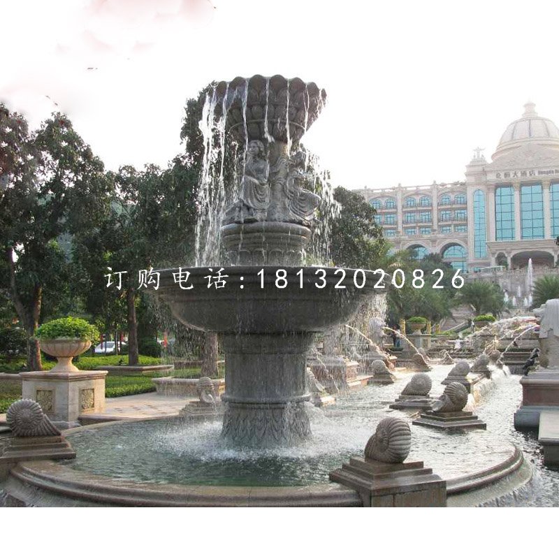 噴泉石雕，酒店噴泉石雕