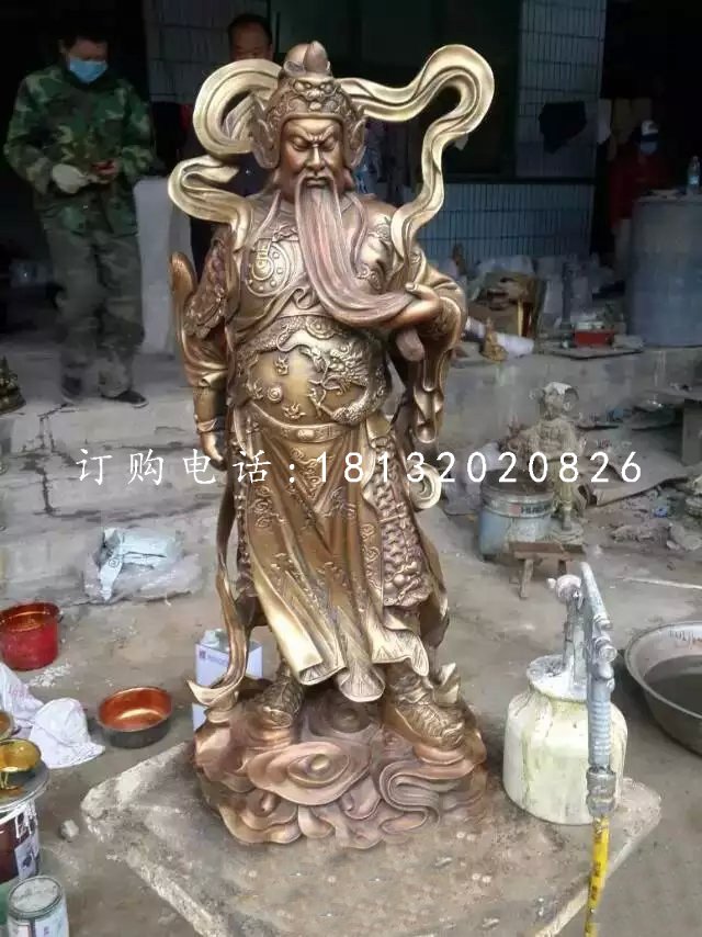 關(guān)羽銅雕，銅雕關(guān)公，武財神銅雕