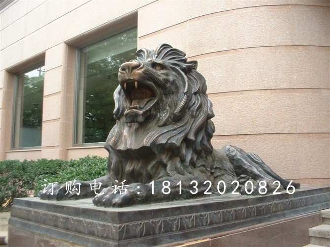 獅子銅雕，鑄銅獅子雕塑，匯豐獅銅雕.jpg