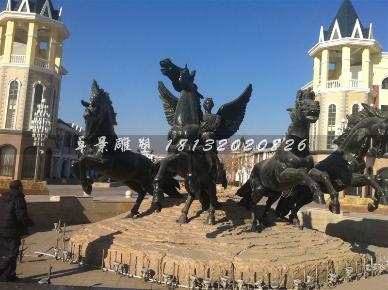 阿波羅戰(zhàn)車(chē)雕塑小區(qū)景觀銅雕 (2).jpg