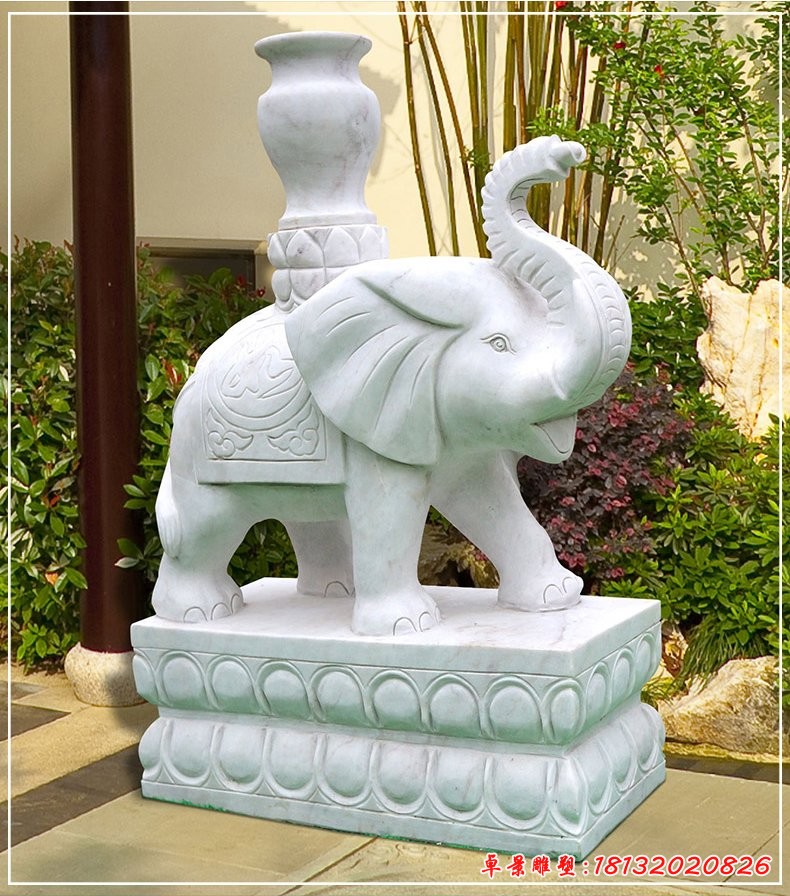 小象石雕，招財(cái)石雕[1][1]