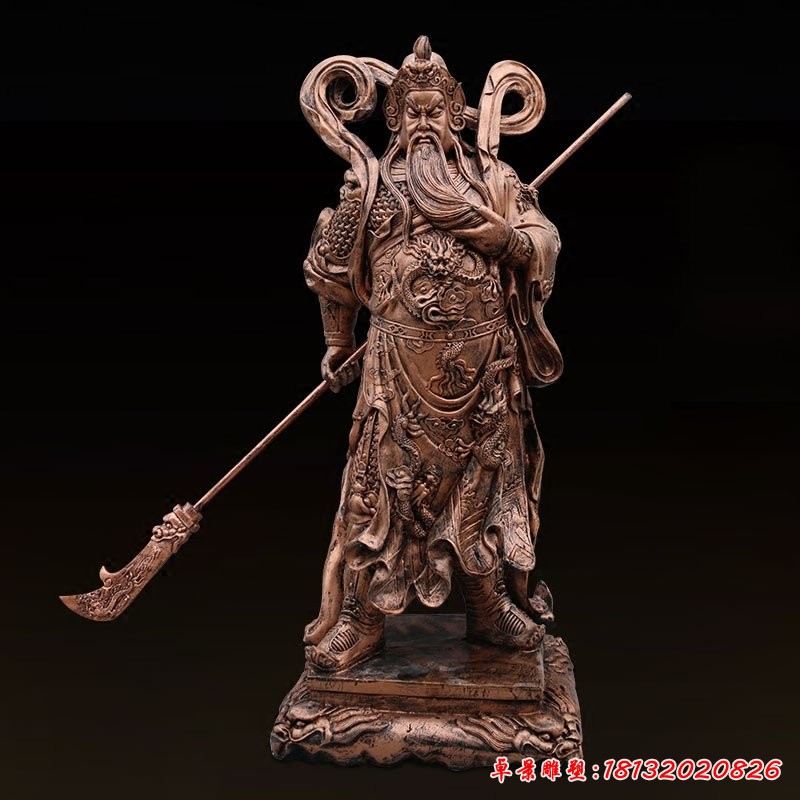 武財神雕塑 ，持刀關公雕塑 (3)[1]