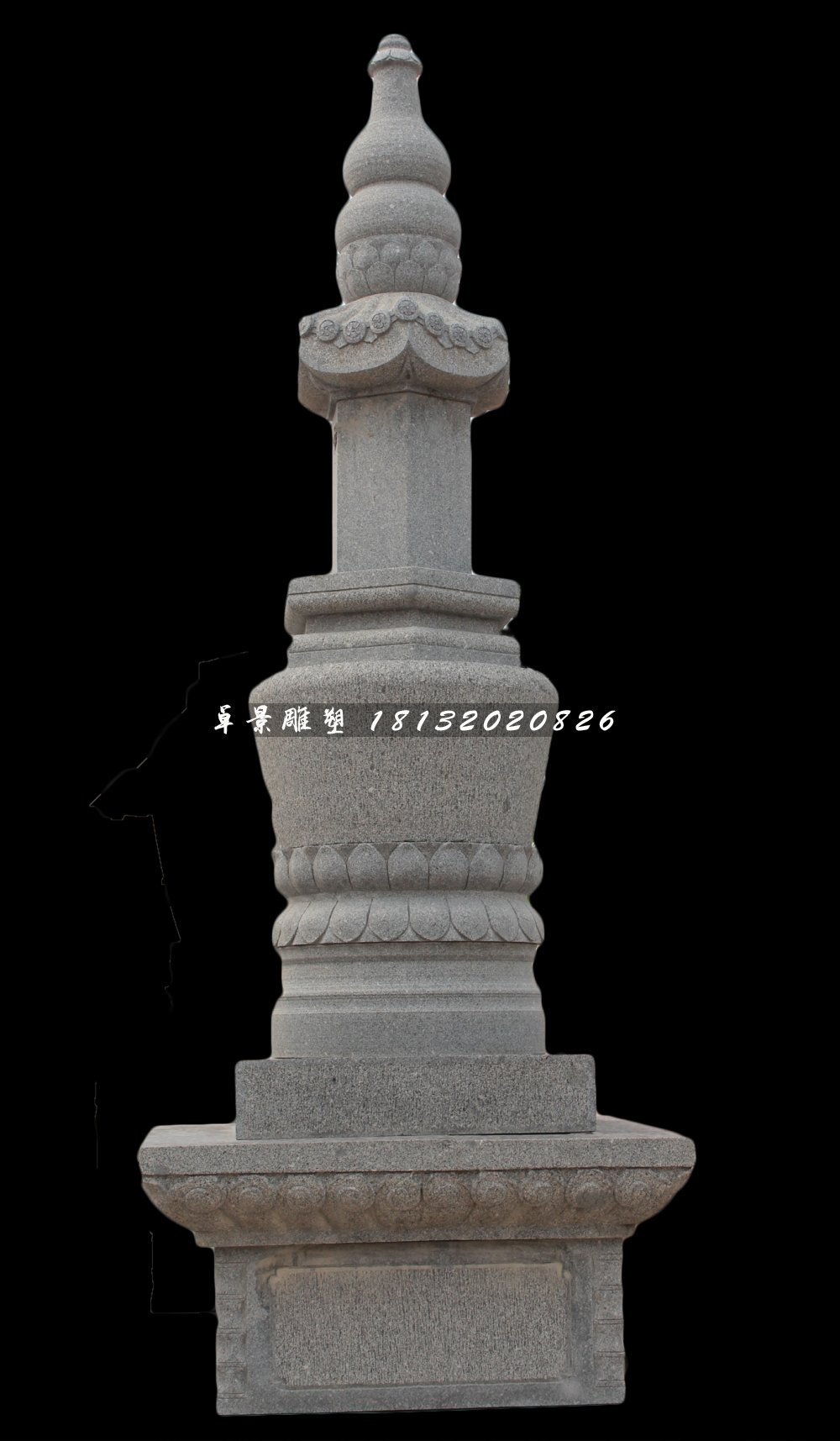 大理石塔雕塑，廣場石雕塔 (1)