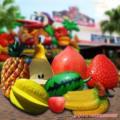 玻璃鋼仿真水果雕塑，廣場景觀雕塑