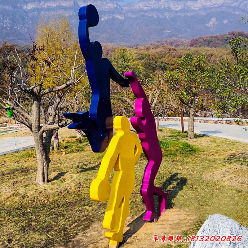 不銹鋼跑步運(yùn)動(dòng)人物 (3)