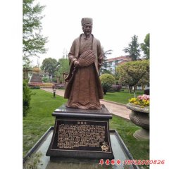 銅雕景區古代名人諸葛亮