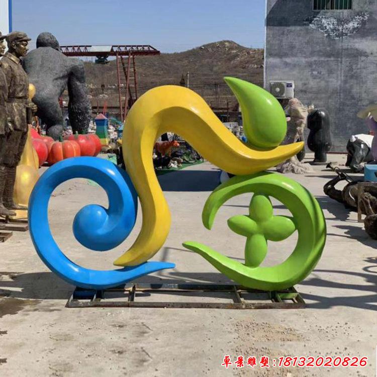 不銹鋼抽象騎車(chē)運(yùn)動(dòng)