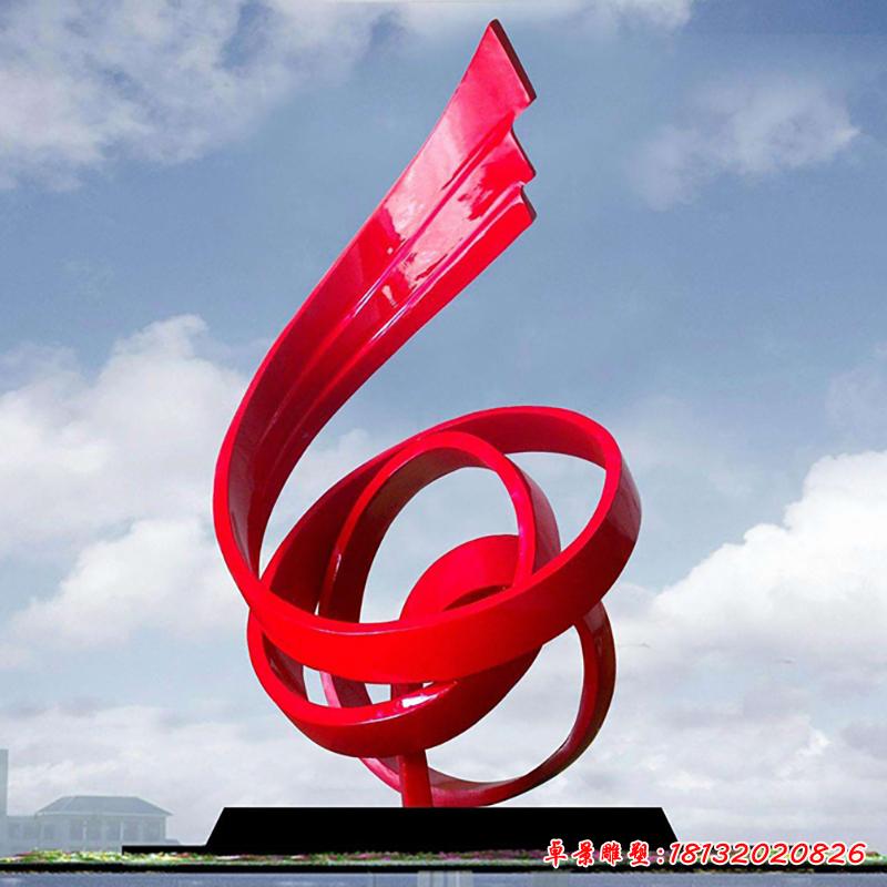 不銹鋼企業螺旋創意雕塑