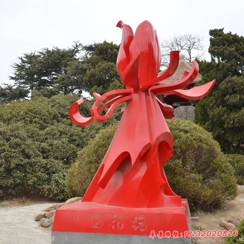 不銹鋼城市創意花朵