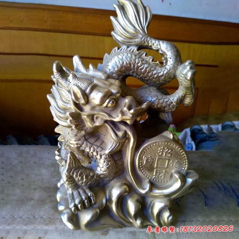 十二生肖動物銅雕龍