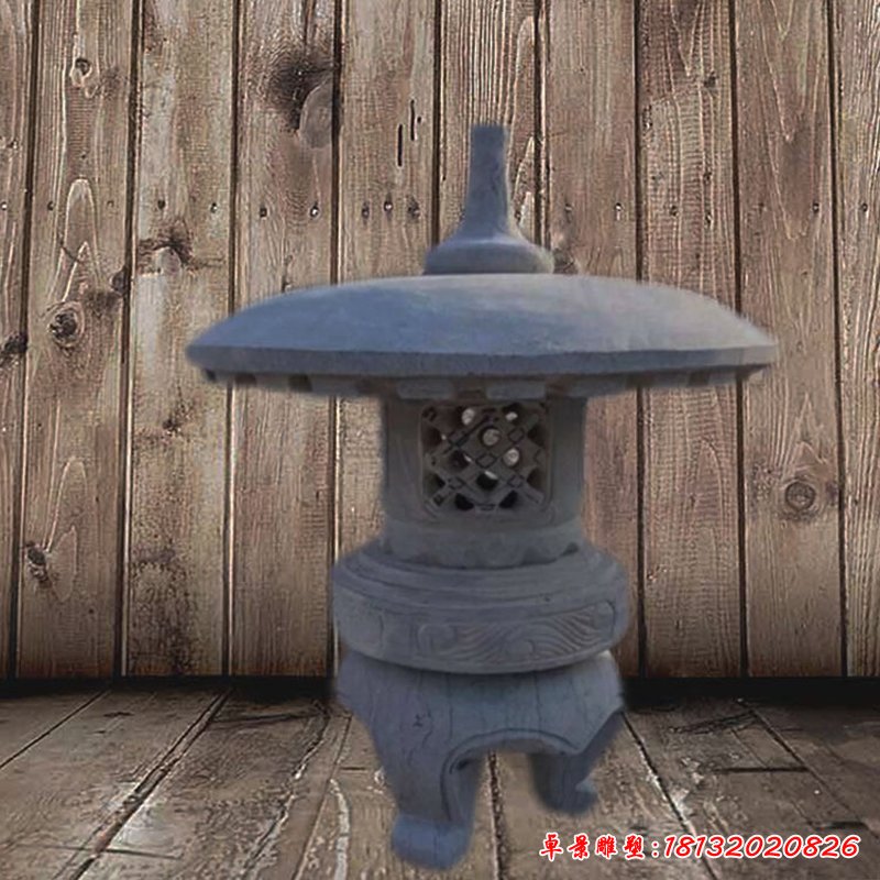 古代公園石燈雕塑